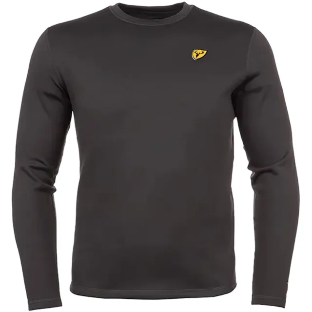 Koretec 1050413-0991200 Heavy Weight Top Charcoal Small, Antimicrobial, Fleece - Blocker Outdoors