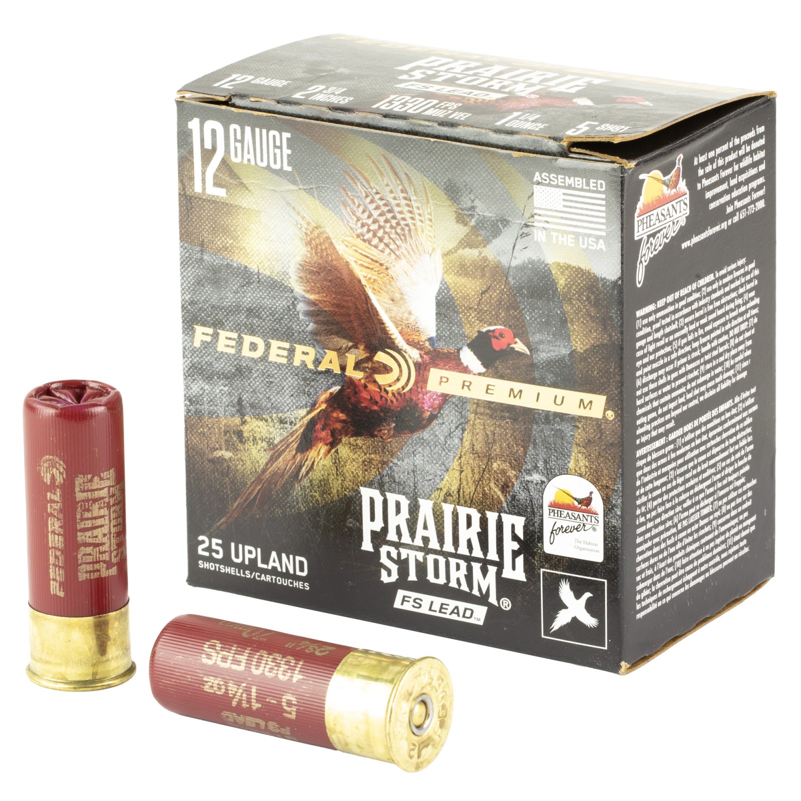 Buy Federal PFX126FS5 Premium Prairie Storm FS 12Gauge 2.75" 1 1/4oz 5Shot online