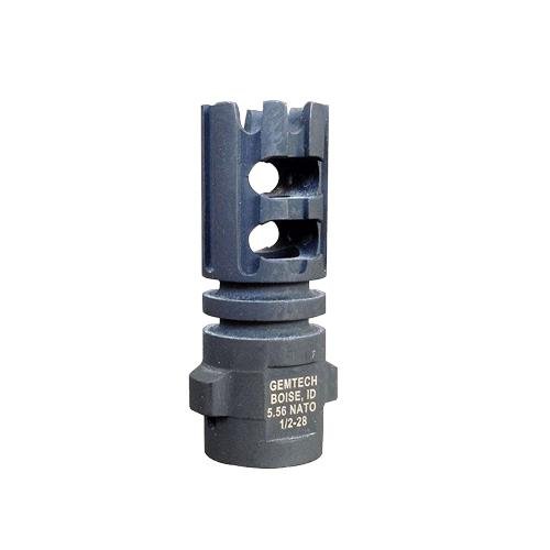 Gemtech 12152 5.56mm Muzzle Brake 1/2-28 Thread, Quickmount Lugs - Gemtech - 5.56mm