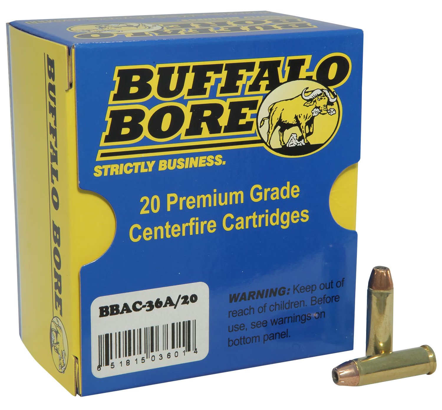 Buffalo Bore 8G .45-70 Gov 350gr Barnes TSX Lead-Free Ammo 20 Rounds - BBA - 45-70 Gov