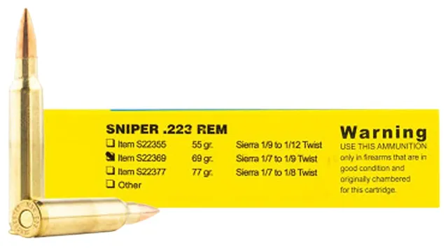 Buffalo Bore S2236920 223 Rem 69gr HPBT Ammo 20 Rounds 2900 fps