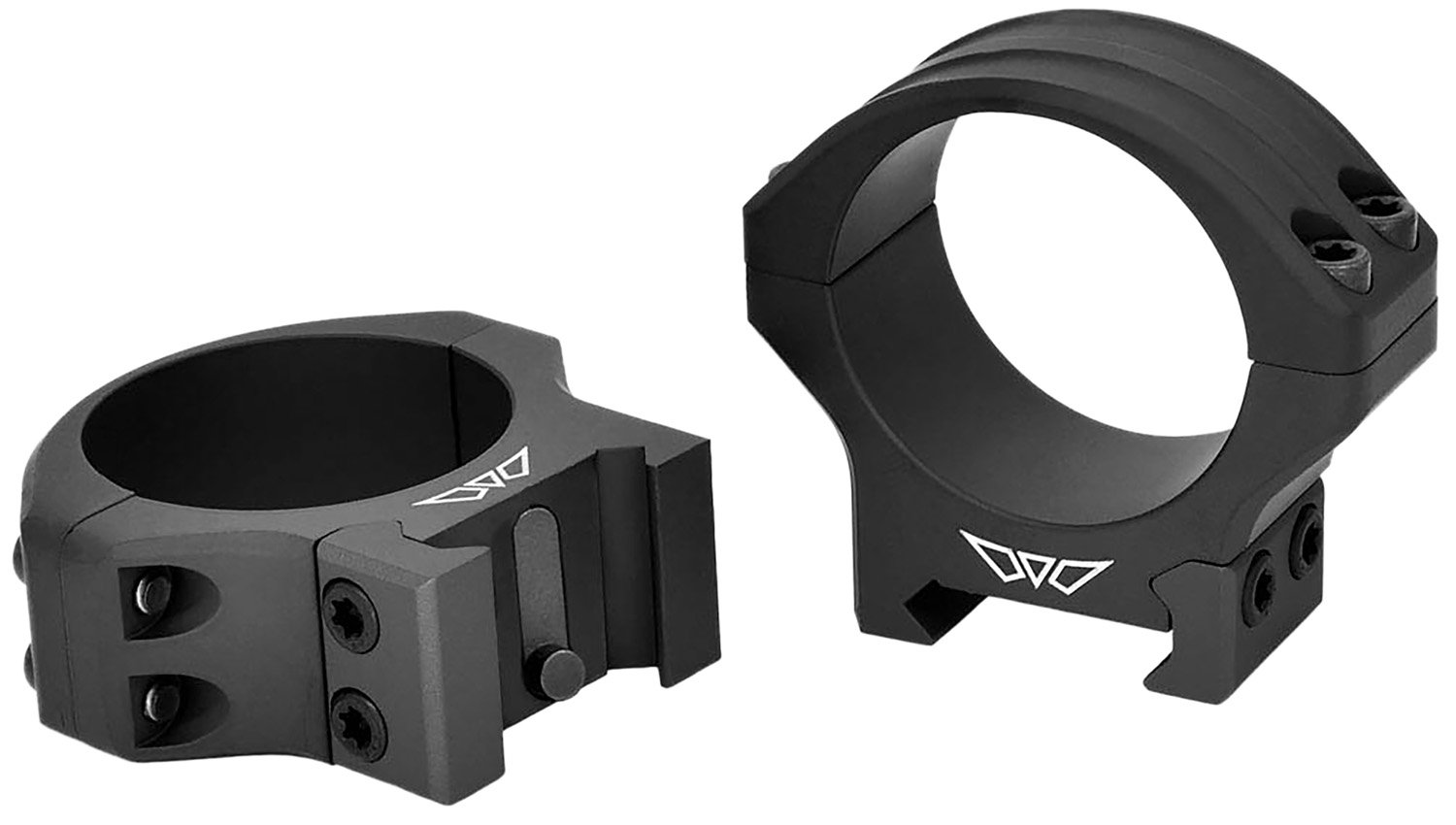 Warne 8550M Hyperlite 1" MSR Mount Black Ideal Height - Warne - 1"
