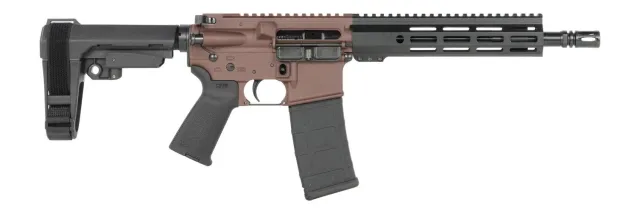 Shark Coast Tactical SCC07190HOLM-P Holmes 5.56 NATO 30+1 10.50" Black Nitride Threaded Barrel, Aluminum Receiver w/Picatinny Rail, M-LOK Handguard, Polymer SB Tactical SBA3 Brace, Polymer Grip - SHARK - 5.56 NATO