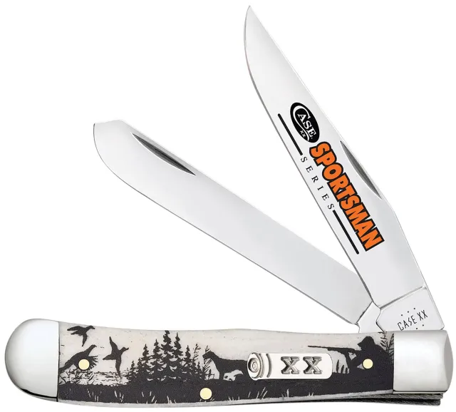 Case 81224 Trapper Folding Knife Tru-Sharp SS Blade Natural Bone Handle - Case Cutlery
