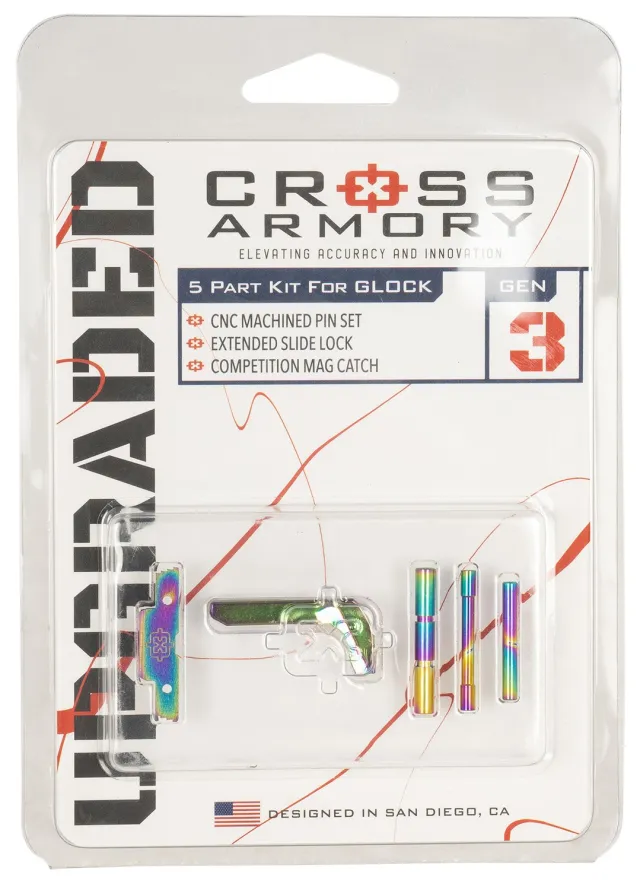 Cross Machine Tool Company CRGOKRB 3 Piece Upgrade Kit P80 Gen1-3 Rainbow - Cross Machine Tool Company - 3 PIECE