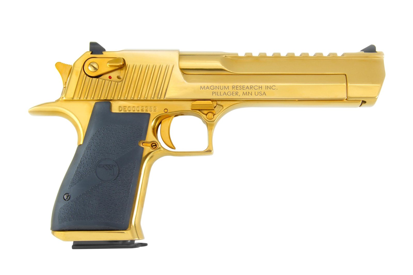 Magnum Research DE44TG Desert Eagle Mark XIX .44 Mag 6" Titanium Gold Carbon Steel Frame & Slide - Magnum Research - .44 Mag