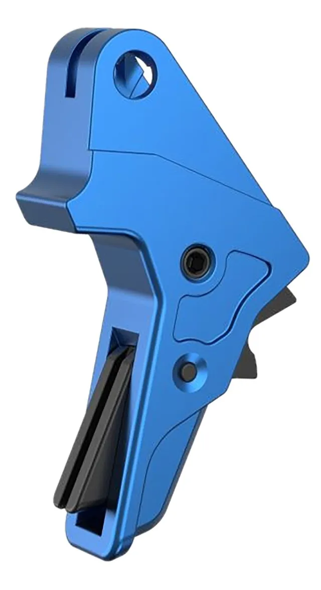Tyrant CNC TDMPTRIGFSCBLUE/BLK Aluminum Trigger for S&W M&P 1.0/2.0