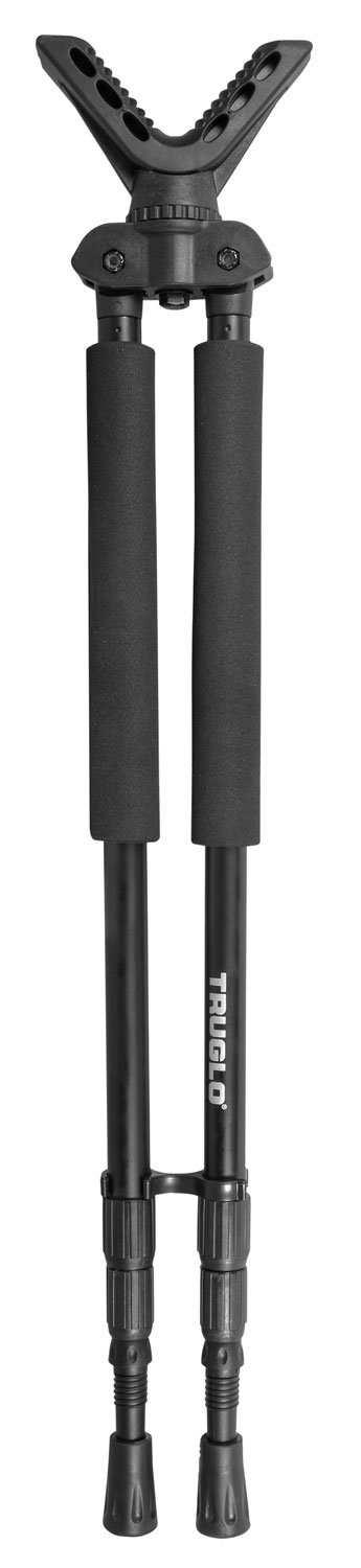 TRUGLO Solid-Shot 2 Bipod Black 21-40 In Height-Adjustable - TRUGLO