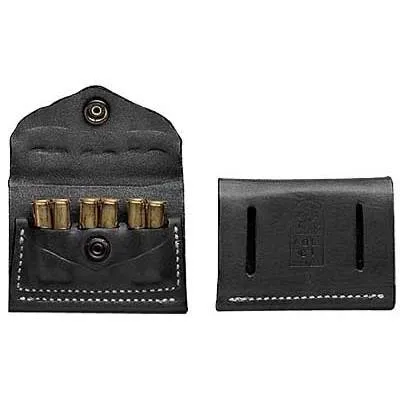 Buy DeSantis 2x2x2 Cartridge Pouch .38/.357 Cal Black Leather Ambi online