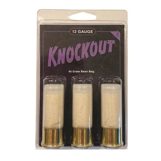 Reaper Defense Knockout Shotshell 12ga 2-3/4 40gr Beanbag