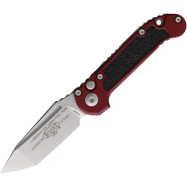 Microtech LUDT G3 3.5 In T/E Stonewash Merlot Alu Handle - MICROTECH for sale at Iron and Lace