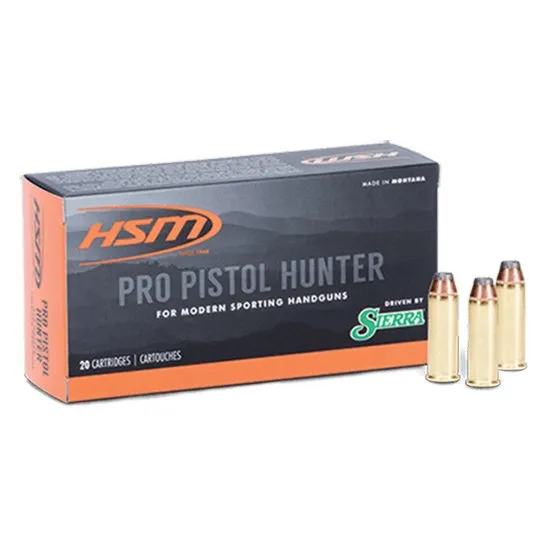 HSM Ammunition Pro Pistol 41 Rem Mag 210gr Jacketed Hollow Point - HSM Ammunition - 41 Remington