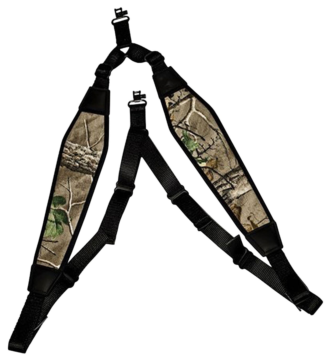 GrovTec GTSL59 Realtree Xtra Green Nylon Padded Sling with Swivels - Grovtec