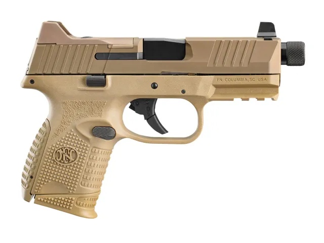 Buy FN 509 Compact Tactical 9mm Luger 4.32" Threaded Barrel Flat Dark Earth online