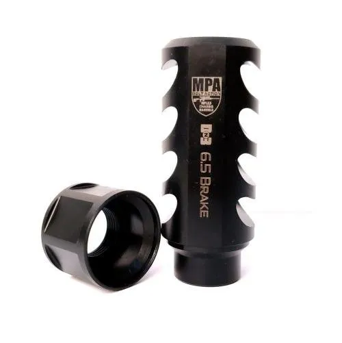 Buy Masterpiece Arms MZLBRAKE-65 6.5mm 5/8x24 TPI Black Nitrided Muzzle Brake online