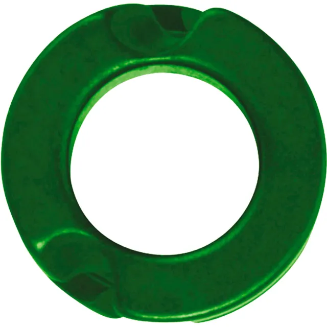 Fletcher Tru Peep AFL14GR12 Green 1/4" Aluminum Sights Dozen Card - Fletcher