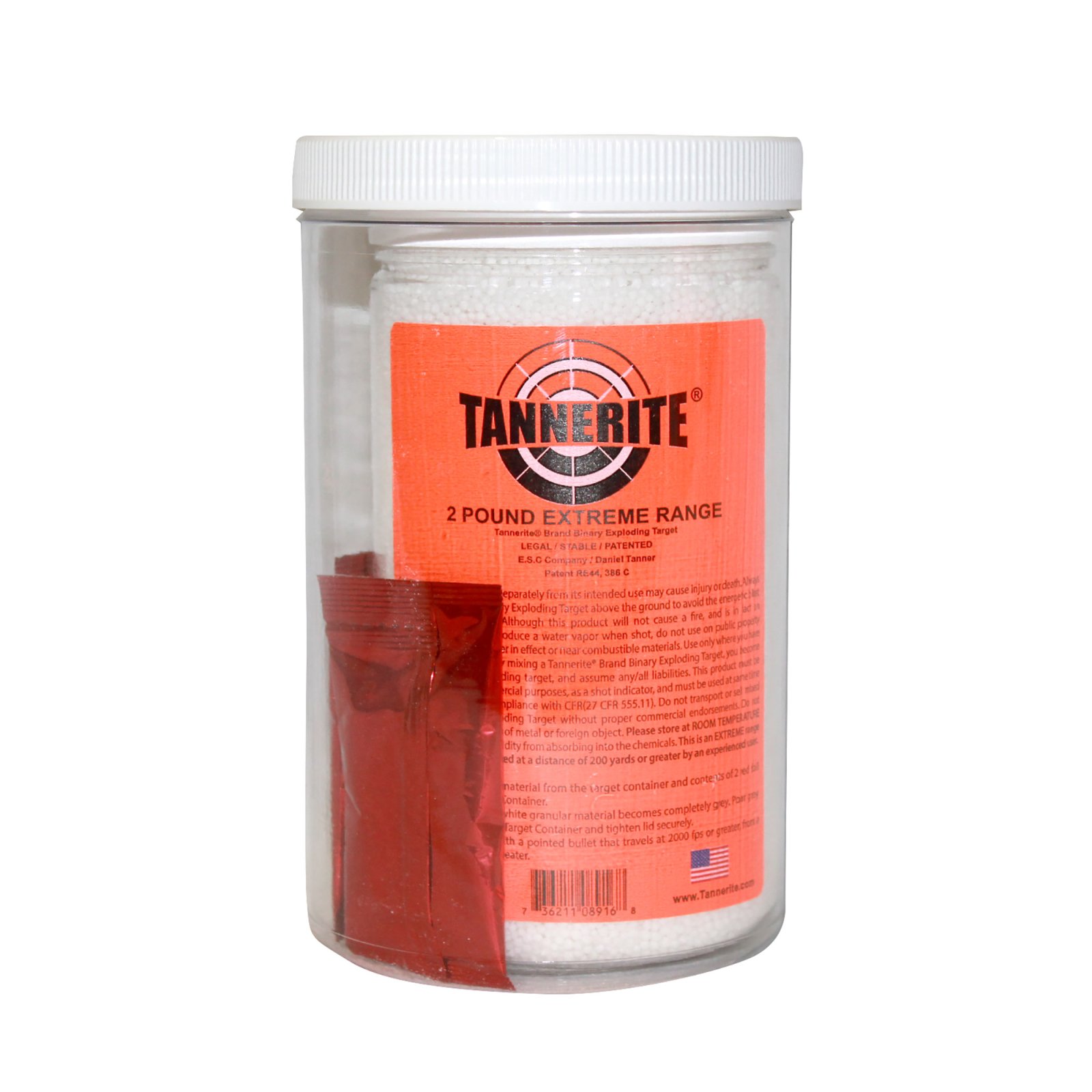 Tannerite 2ET Single 2lb Exploding Target - Tannerite - 2 LBS
