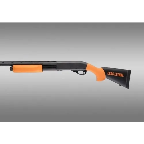 Hogue 08752 12 Gauge 12 In LOP Remington 870 OverMolded Stock Kit Orange - Hogue