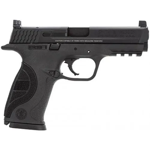S&W M&P9 Double Action Handgun 9mm Luger 10rd Magazine(1) 5 Barrel Black -USED