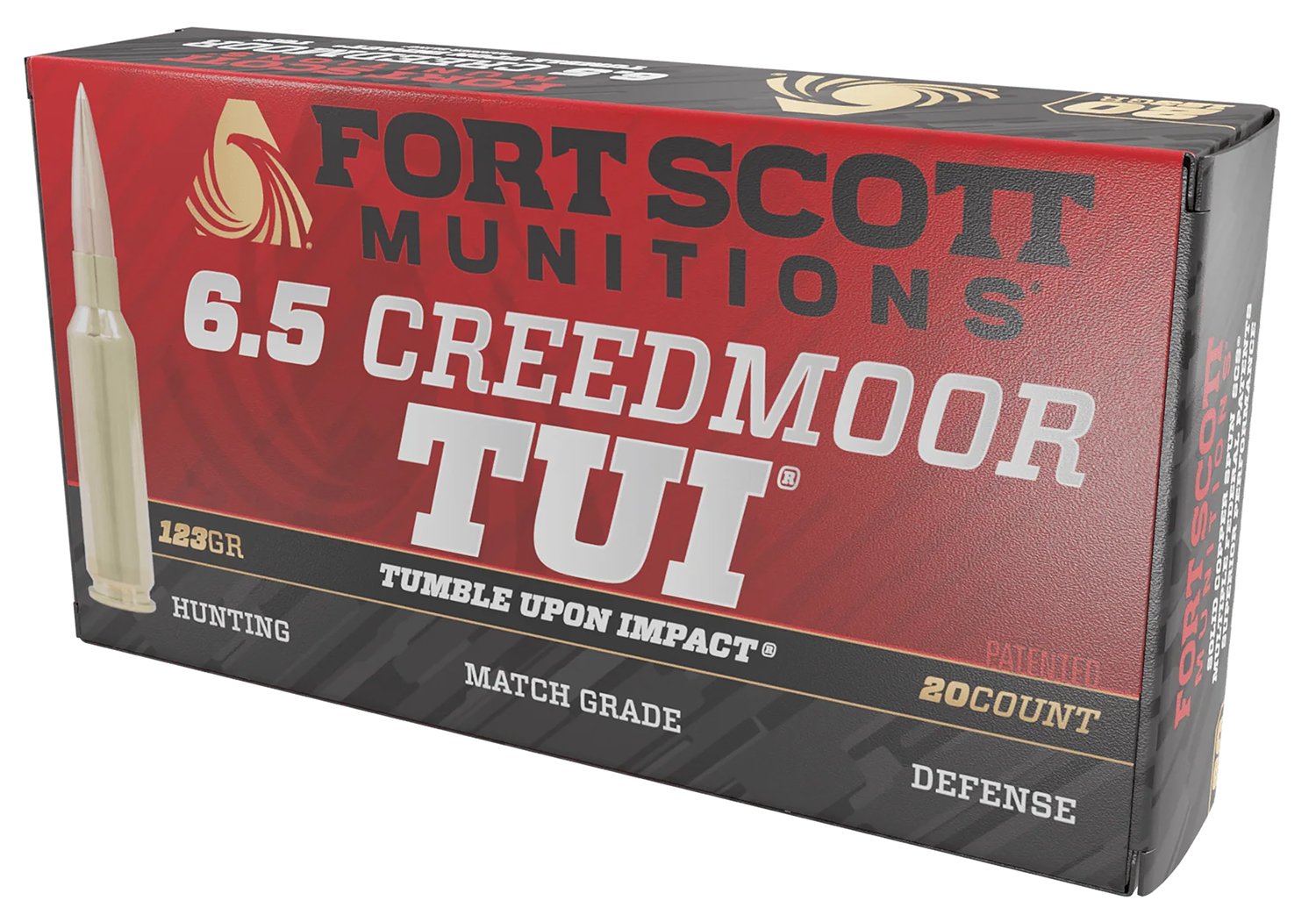 Buy Fort Scott Munitions TUI 6.5 Creedmoor 123gr Solid Copper online