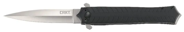 CRKT Xolotl 3.643" Black G10 Flipper Knife - Columbia River Knife & Tool