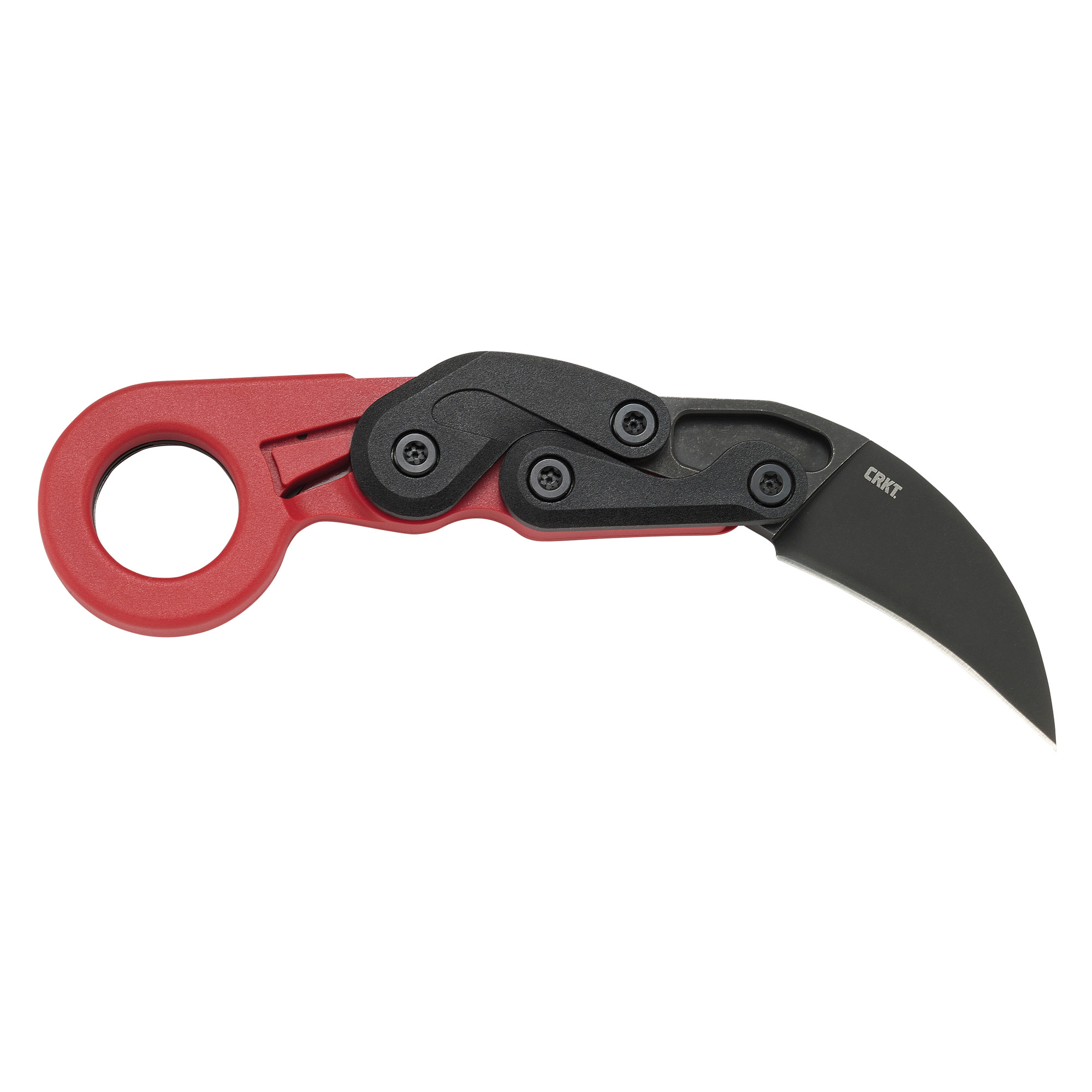 CRKT Provoke 2.47" Hawkbill Knife, Red Grivory, Stonewashed Blade - Columbia River Knife & Tool