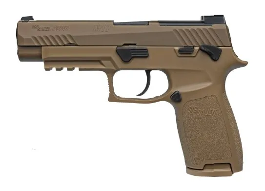 Sig Sauer P320 M17 9mm Luger Caliber 4.70" Barrel 10+1 Coyote PVD Stainless Steel