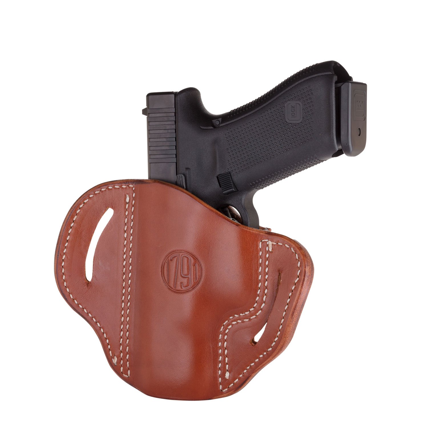 Buy 1791 Gunleather OR-BH2.4-CBR-R Optic Ready Holster Classic Brown RH online