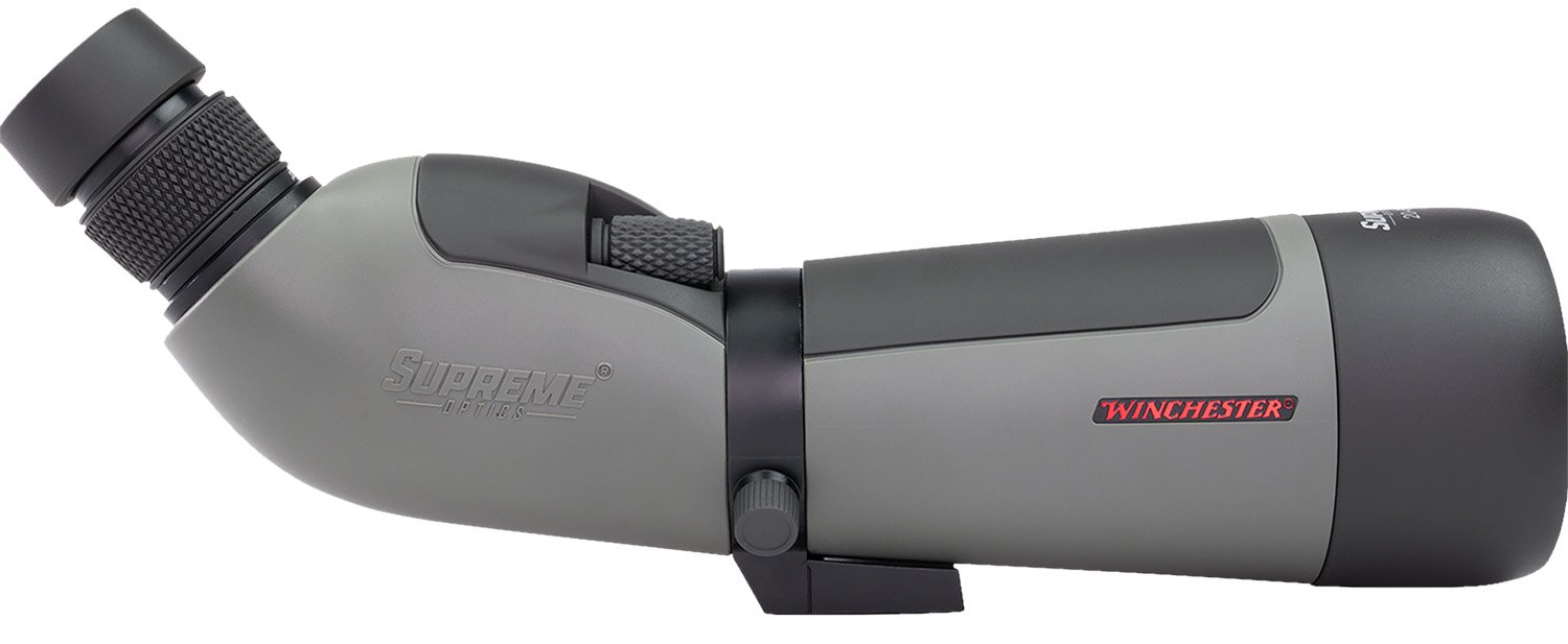 Winchester WQSSISUOW13WQSSSPRM12 Spotting Scope 20-60x65mm Angled Black - Winchester - 65MM