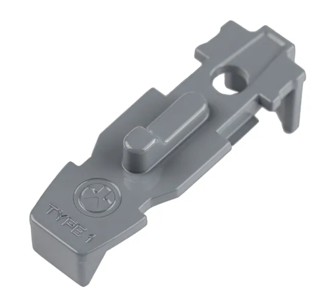 Magpul MAG803-GRY Tactile Lock-Plate Type 1 Made of Polymer w/ Stealth Gray Finish & 1/8" Single Ridge for PMAG 10/20/30 AR/M4 GEN M3/AR 300 B GEN M3 Floor Plates/5 Per Pack - Magpul Industries