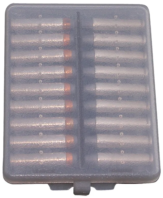 Buy MTM Case Gard .38/.357 Cal 18 Round Ammo Wallet Clear Smoke online