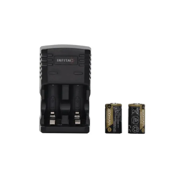 Infitac BC01 Charger with Batteries Gunsmithing Tool Black - Infitac