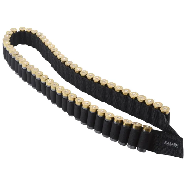 Allen Heavy Duty Bandolier 56 Shotgun Shells 12 Gauge 2" Wide Nylon Black - Allen Company