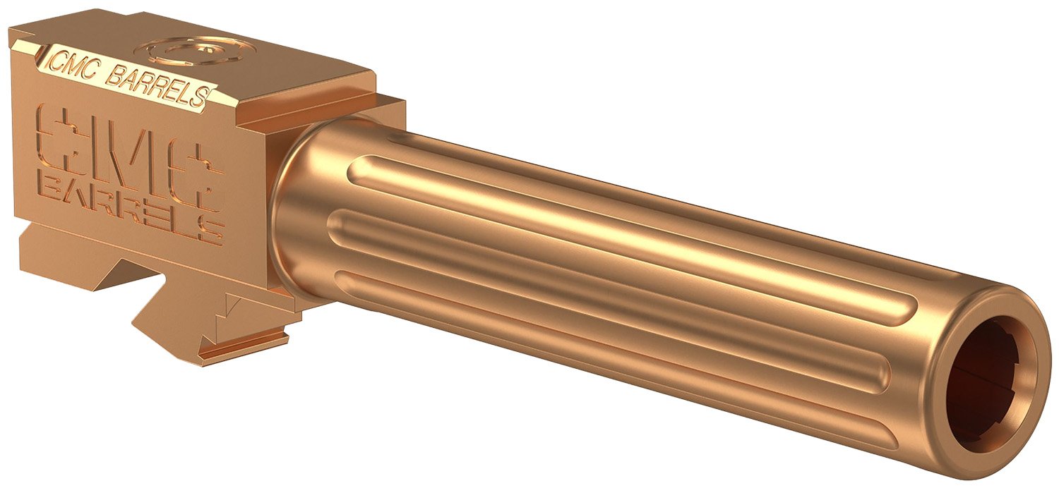 CMC Triggers Match Precision 9mm 4.01" Fluted Barrel Bronze TiCN - CMC Triggers - 9 mm Luger