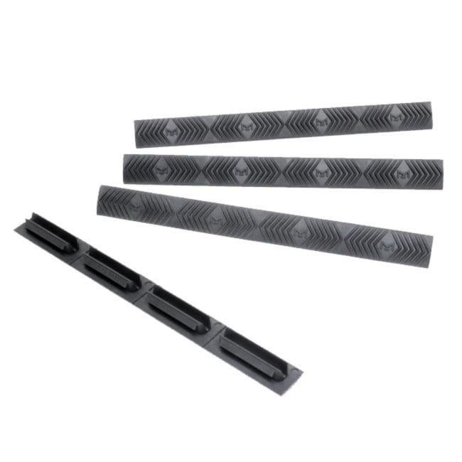 Ergo Modular Wedgelok Rail Covers Graphite Grey 4/ct - Ergo Grip