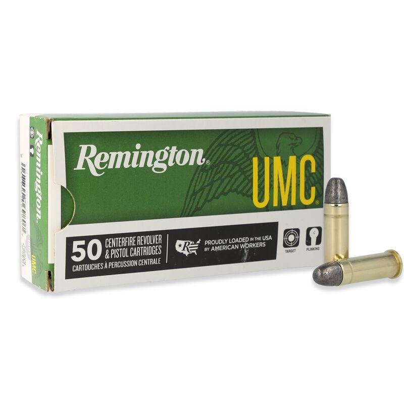 Remington Ammunition UMC Target 38 Special 158 gr Lead Round Nose (LRN) 50 Per Box/ 10 Cs - Remington Arms Company, LLC - 38 Spl