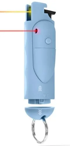 Guard Dog AccuFire2 Pepper Spray Blue Laser Sight Keychain 1/2 oz - Guard dog security