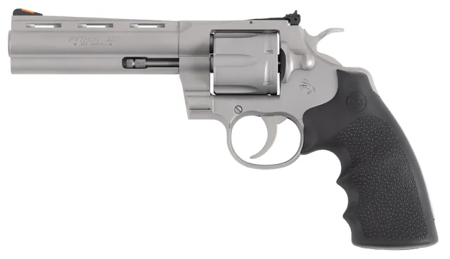 Buy Colt ZPYTHONSM5RTS Python .357 Mag 5" Matte SS Rubber Blemished Revolver online