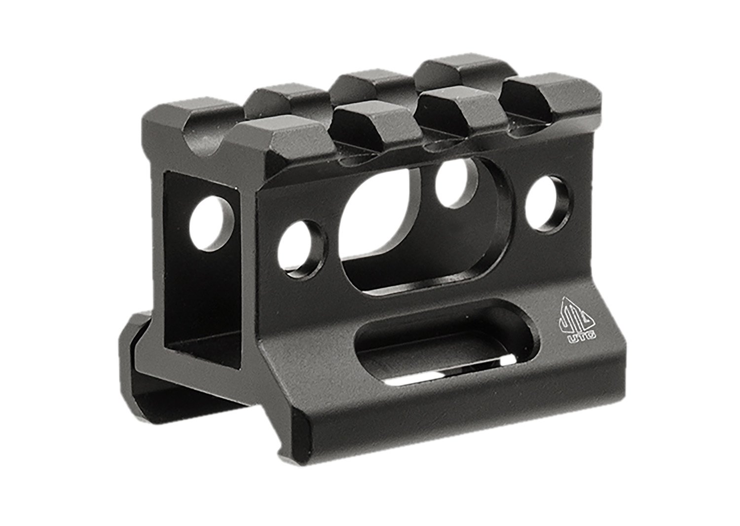 Leapers MTRSX1S Picatinny Riser 1" Height, 1.57" Length, Aluminum Black - Leapers