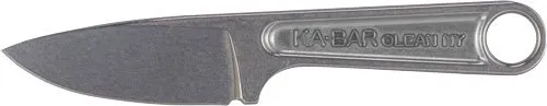 KA-BAR 1119 Forged Wrench Knife 3" 425 High Carbon SS with Sheath - Ka-Bar