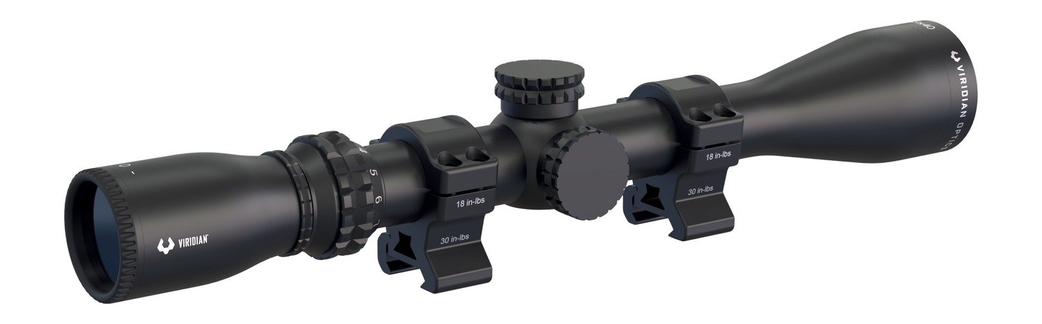 VIR 981-0204 VENTA 4-12X40 W/ RINGS BLK - VIR