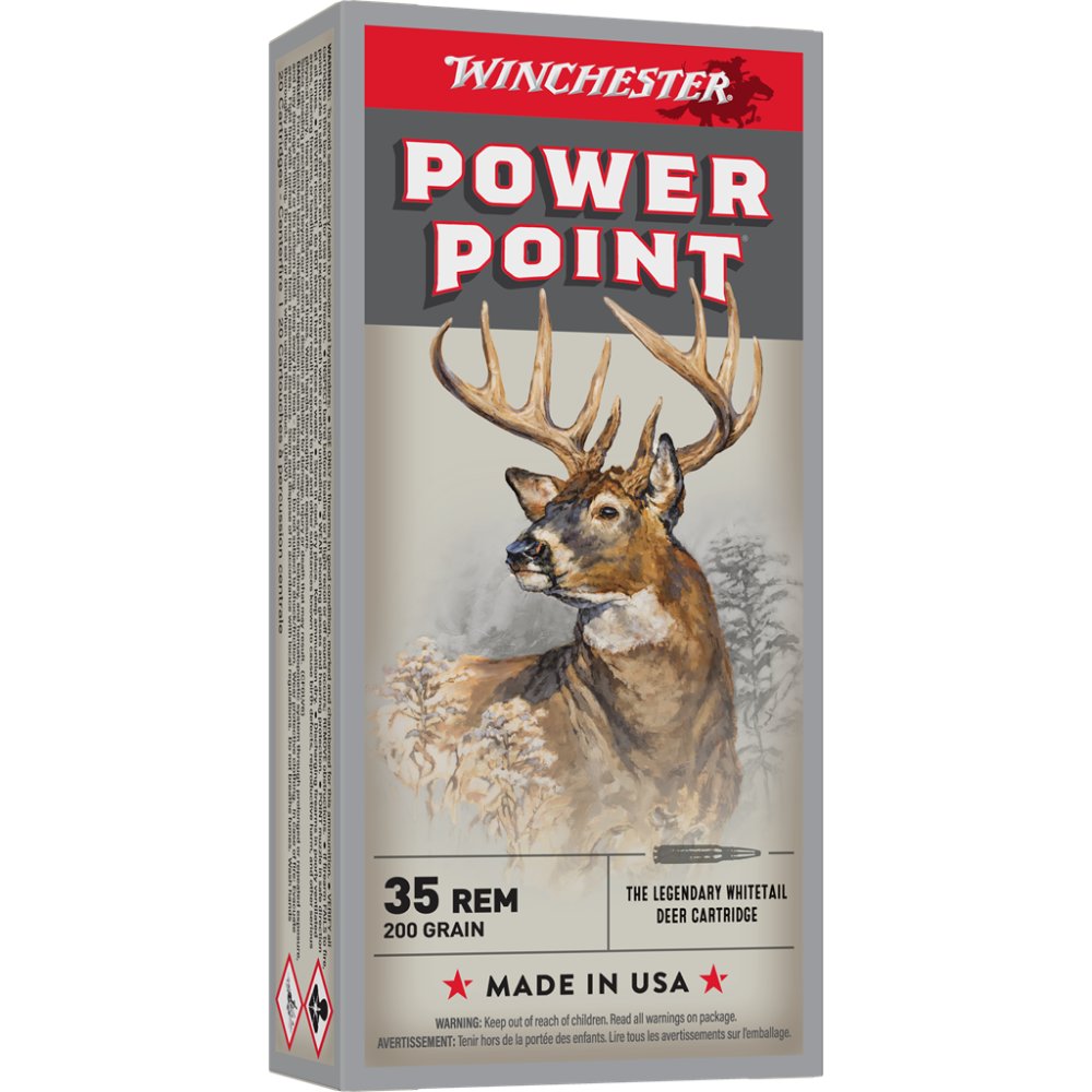 Winchester Ammo X35R1 Power-Point 35Rem 200gr 20 Per Box/10 Case - Winchester - 35 Rem