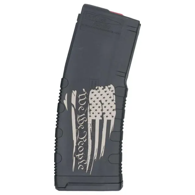 Black Rain Ordnance AR15 Magazine We The People Tattered Flag 5.56 NATO 30 - Black Rain Ordnance - 5.56 NATO