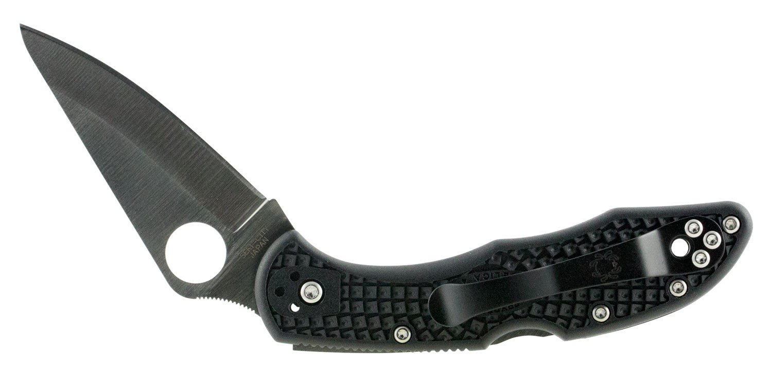 Spyderco Delica C11PBK 260 2.88 In Black Knife - Spyderco