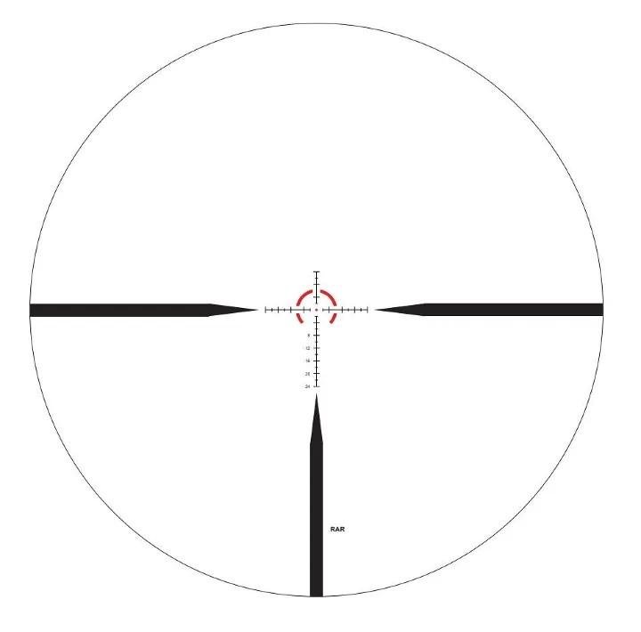 ZeroTech Vengeance LPVO Rifle Scope 1-8x24mm 30mm SFP RAR MOA Black - ZeroTech