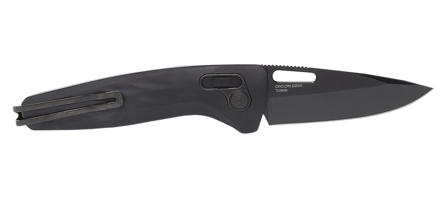 SOG 12-73-03-57 One-Zero XR Black Aluminum S35VN Blade 3.1" - SOG