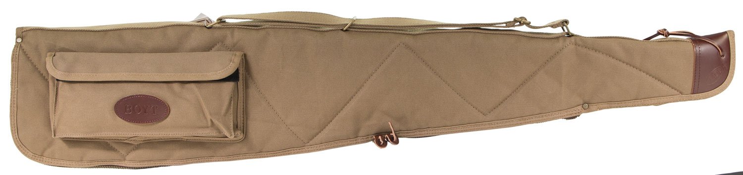 Boyt Harness OGC98PM06 Alaskan Rifle Case 44" Khaki Waxed Canvas - Boyt Harness Company