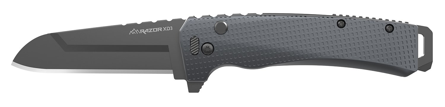 Buy Outdoor Edge Razor XD3 XDS330AC 3 In Heavy Charcoal Knife online