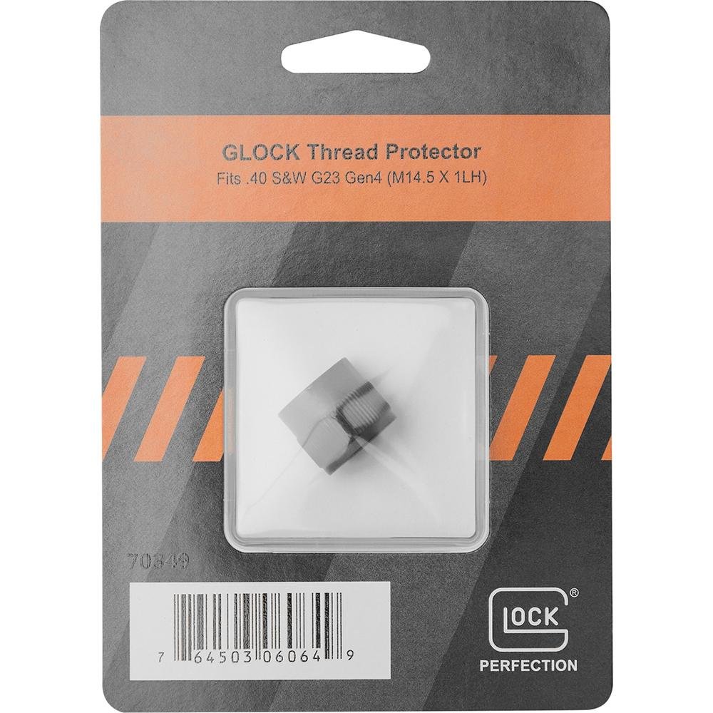Glock Factory Thread Protector for .40 S&W G23 Gen 4 M14.5x1LH Black Pkg - Glock - .40 S&W