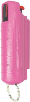 PSP PEPPER SPRAY w/ PINK HARD CASE W/ KEY RING 1/2 OZ. - DNZ Products
